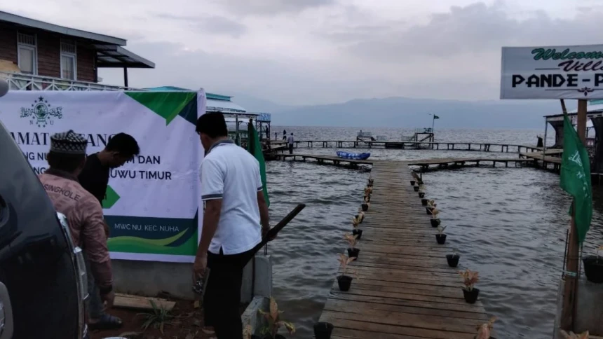 Di Tepi Danau Matano, PCNU Luwu Timur Sulsel Rapat Koordinasi