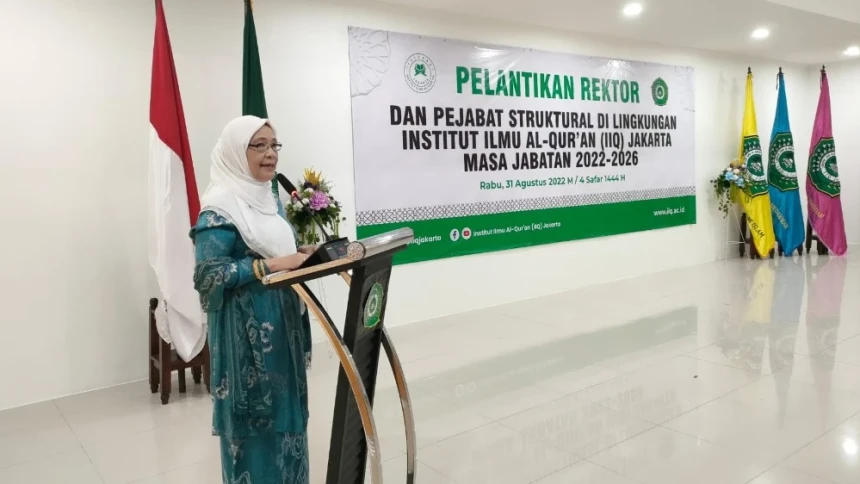 Nadjmatul Faizah Resmi Dilantik Jadi Rektor IIQ 2022-2026