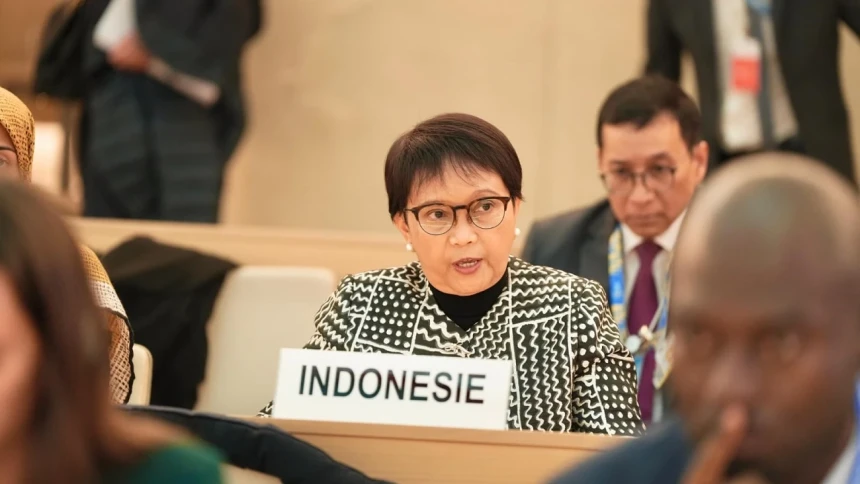 Di Markas PBB, Menlu RI Tegaskan Komitmen Indonesia Perkuat Solidaritas Politik Dukung Palestina 