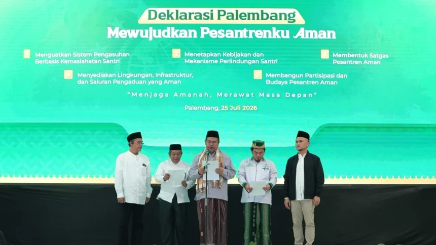 Roadshow Ke-14 Gerakan Nasional Pesantrenku Aman di Palembang, Ikhtiar Bangun Perlindungan Santri