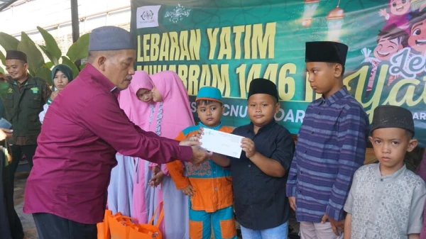 LAZISNU Sidoarjo Bekerja Sama dengan Kemenag Gelar Lebaran Yatim