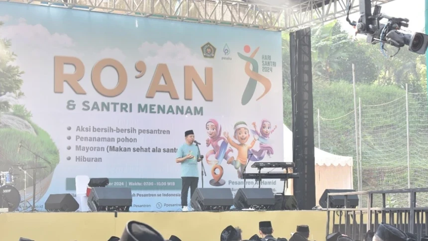 Semarak Hari Santri 2024, 50.600 Pohon Ditanam Serentak di Pesantren Seluruh Indonesia