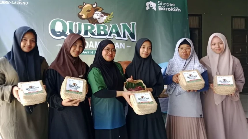 Dapat Daging Kurban LAZISNU, Warga dan Santri Almanar Azhari Olah Jadi Sup, Sate hingga Dendeng