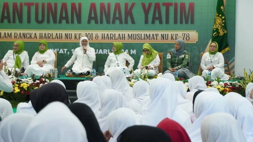 Harlah Ke-78, Muslimat NU Beri Santunan untuk 500 Anak Yatim Piatu Se-Jabodetabek