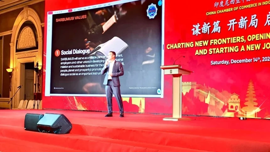 Di Hadapan 500 Investor dari China, Sarbumusi Paparkan 3 Tantangan Ketenagakerjaan di Indonesia