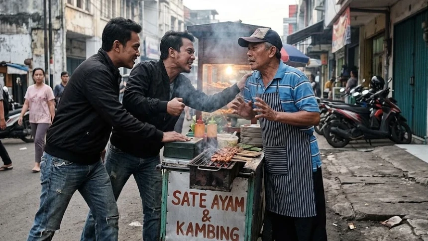 Viral Pedagang Sate Dipalak Rp200 Juta, Begini Hukum Memalak dalam Islam