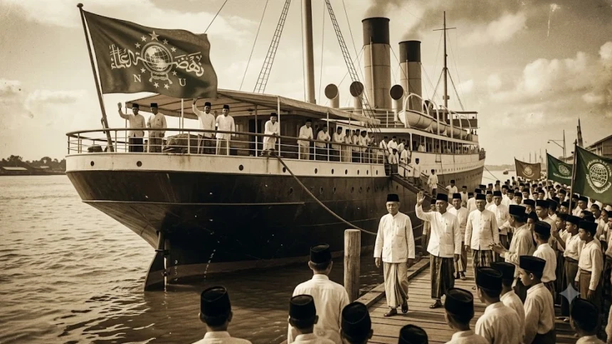NU Ibarat Sebuah Kapal: Perjalanan Peserta Muktamar Ke-11 di Banjarmasin 1936