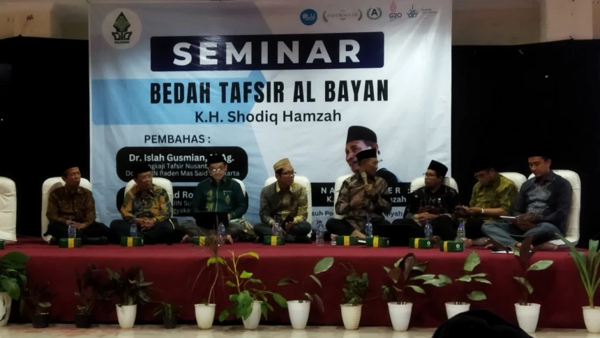 Tafsir Al-Bayan Karya KH Shodiq Hamzah Dibedah di UIN Walisongo Semarang