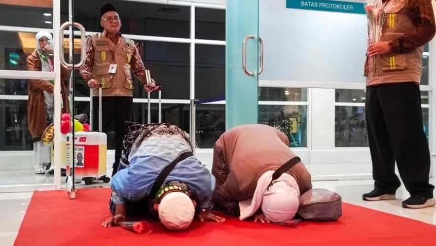 Baca Doa Ini bagi Jamaah Haji yang Tengah Pulang ke Tanah Air