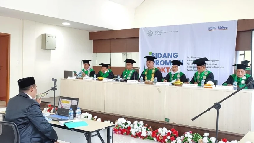 Fakultas Islam Nusantara Unusia Gelar Ujian Promosi Doktor untuk Pertama Kali