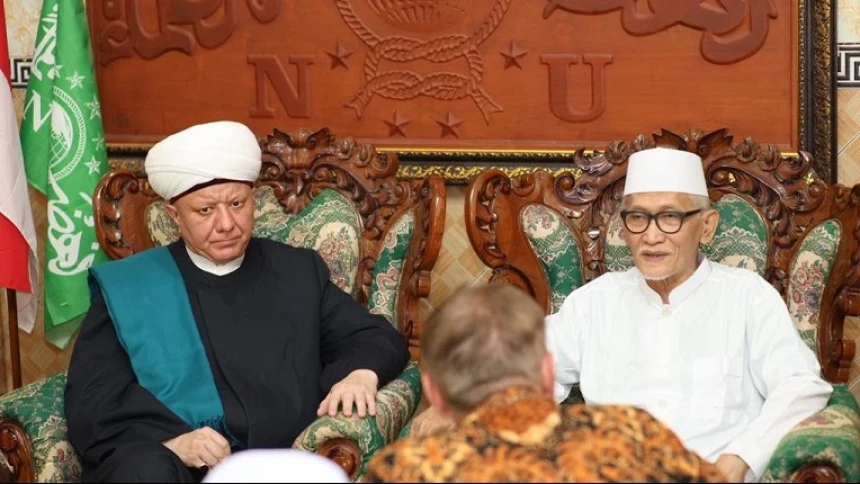 Temui Rais Aam, Ulama Rusia: Islam Indonesia Role Model Masa Depan