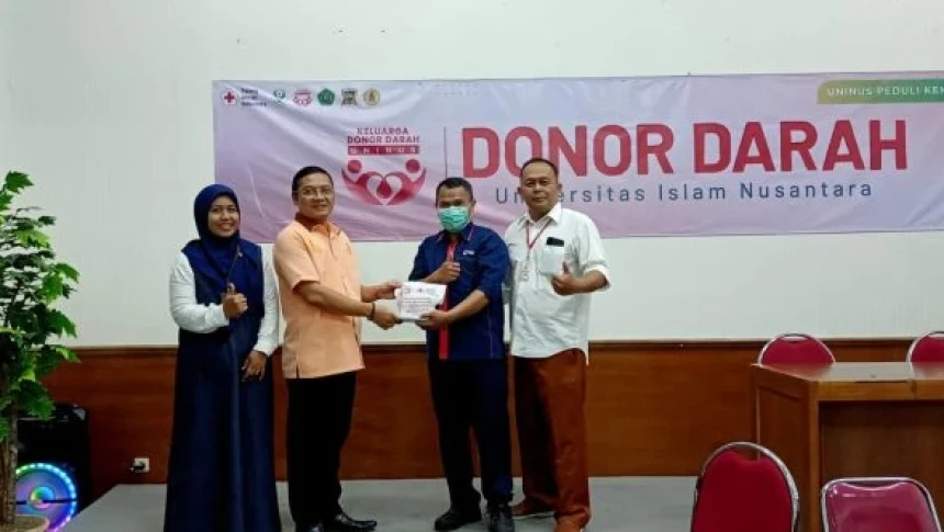 Uninus Bandung Laksanakan Aksi Kemanusiaan Donor Darah untuk Kedua Kalinya