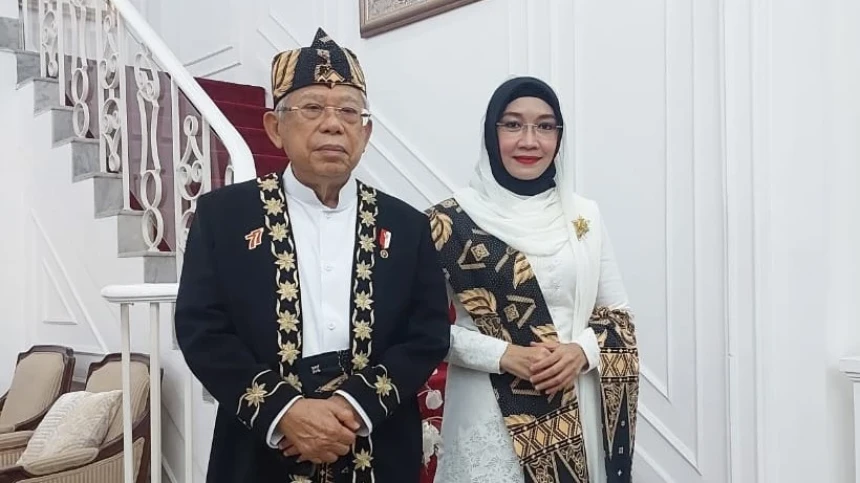 Wapres Kenakan Pakaian Adat Banten dalam Upacara HUT Ke-77 RI, Ini Makna Filosofinya