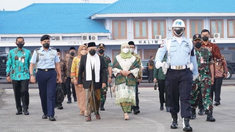 Selama di Lampung, Wapres KH Ma’ruf Amin Hadiri Muktamar Ke-34 NU