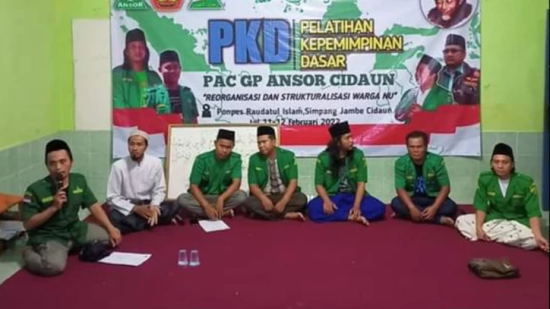 Gelar PKD Ansor Cidaun, Ariful Holiq: Kita Adalah Organisasi yang Mahal