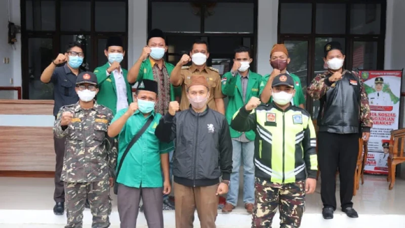 Perkuat Sinergitas dengan Pemerintah Setempat, GP Ansor Anjatan Kunjungi Kantor Kecamatan