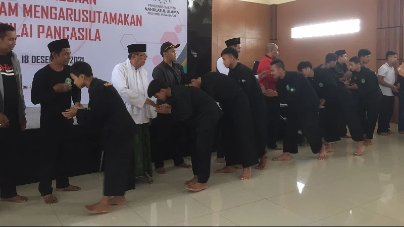 Resmi Dilepas Rais Syuriyah, Pagar Nusa Jabar Kejar Target Juara Umum di Kejurnas 