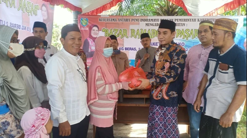 Bazar Ramadhan Pasar Murah, Ketua PCNU Indramayu: Hadirnya Jam'iyah pada Jama'ah