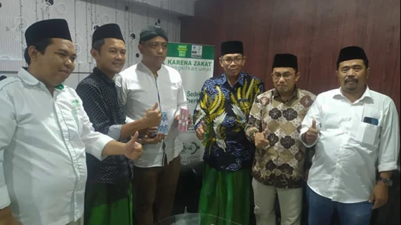 LAZISNU Jawa Barat Terima Zakat Mal Seratus Juta dari Dirut PT Mandiri Sejahtera Sentosa