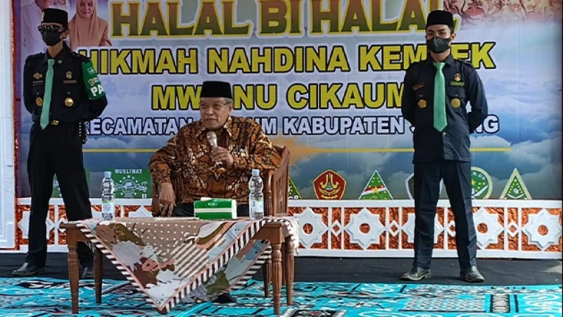 Halal Bi Halal MWCNU Cikaum Subang, KH Said Aqil Siradj: Jadilah Manusia yang Berkarakter
