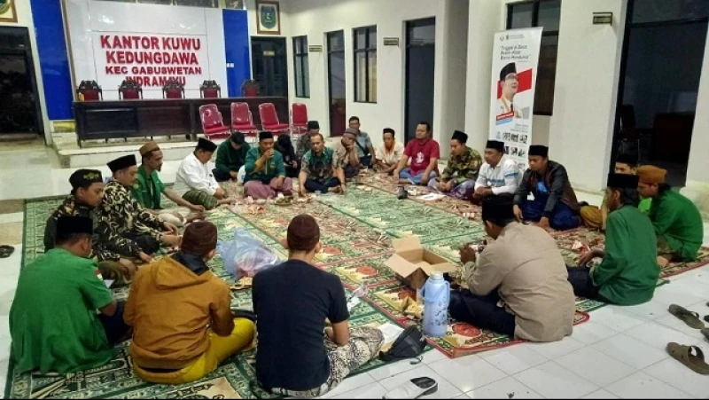 Canangkan Ansor Bershalawat Jilid 2, GP Ansor Adakan Rapat bersama Perangkat Desa dan DKM Masjid Setempat