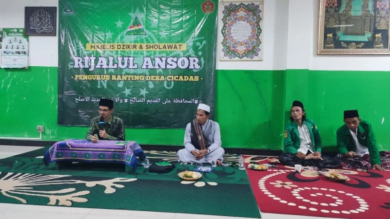 Program MDS Ranting GP Ansor Cicadas Landasan Paham Aswaja Nahdlatul Ulama