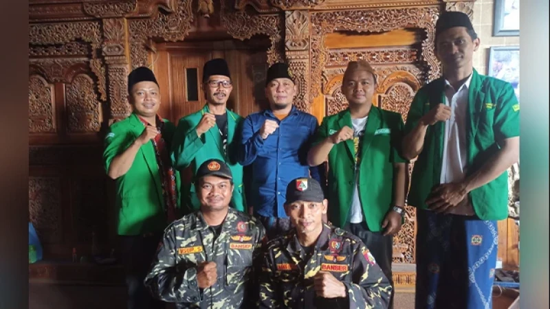 Jelang Diklatsar Banser, GP Ansor Patrol Sambangi Ustadz Ujang Bustomi