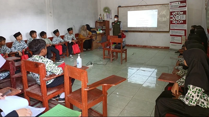 LPBINU Jabar Buka Workshop Penyusunan Peta Jalur Evakuasi di MI An-Nur Mulyasari