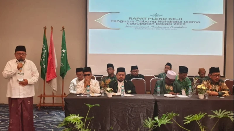 Resmi, Hasil Rapat Pleno Tetapkan KH Atok Romli Musthofa sebagai PJ Ketua PCNU Kabupaten Bekasi 2020-2025