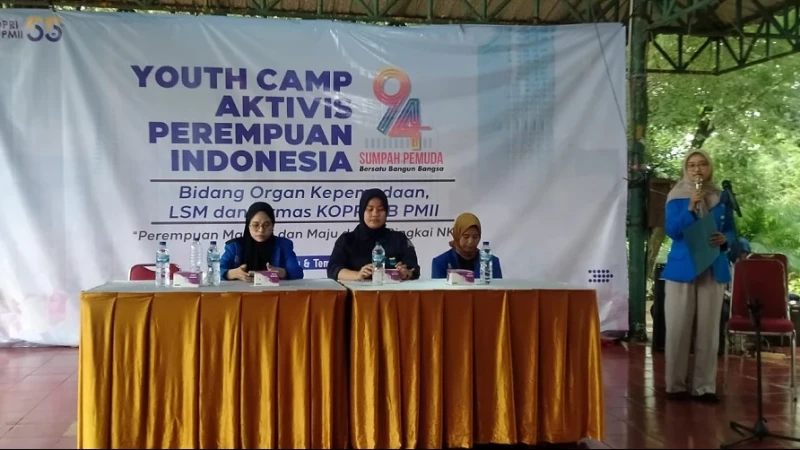 Kopri PB PMII Gelar Youth Camp Bersama Organisasi Kepemudaan