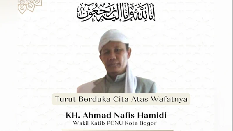 Innalillahi, Wakil Katib PCNU Kota Bogor KH A Navis Hamidi Meninggal Dunia