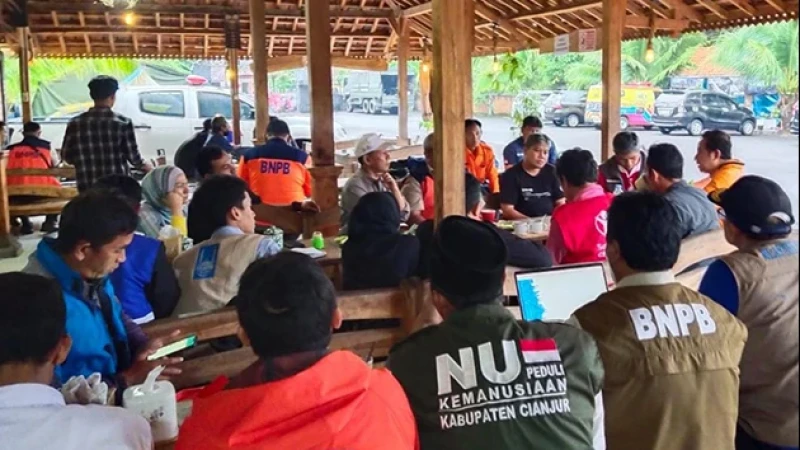 Bantu Korban Bencana Gempa Sejak Awal hingga Saat Ini, BNPB Apresiasi Tim NU Peduli Kemanusiaan Cianjur