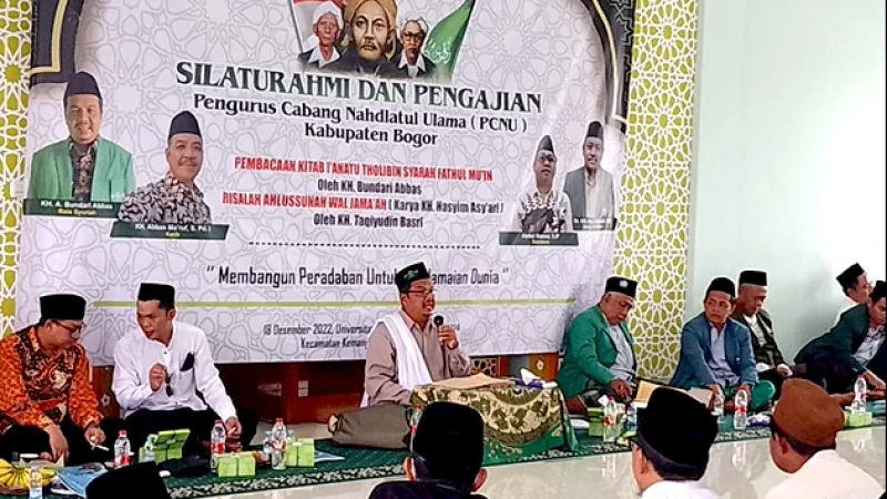 Menuju Satu Abad NU, PCNU Kabupaten Bogor Kuatkan Konsolidasi dengan Kaji Kitab Turots 