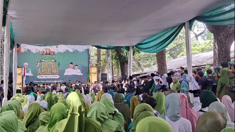 Ribuan Nahdliyin Padati PCNU Kota Bandung, Semarakkan Puncak Resepsi Harlah 1 Abad NU