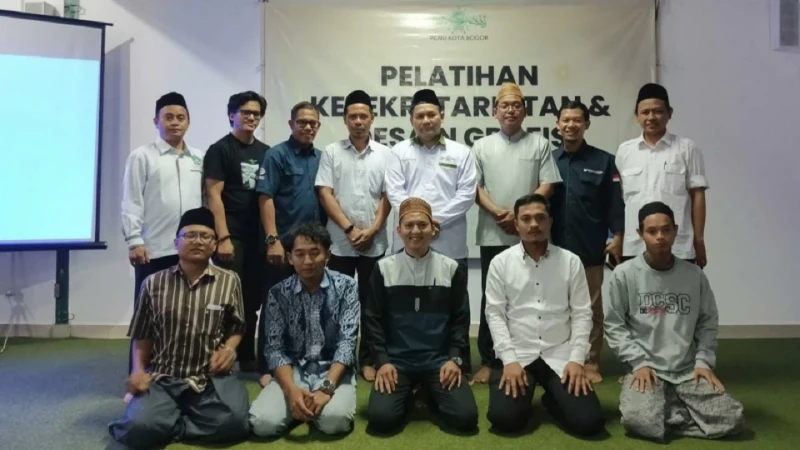 PCNU Kota Bogor Gelar Pelatihan Kesekretariatan Sekaligus Desain Grafis