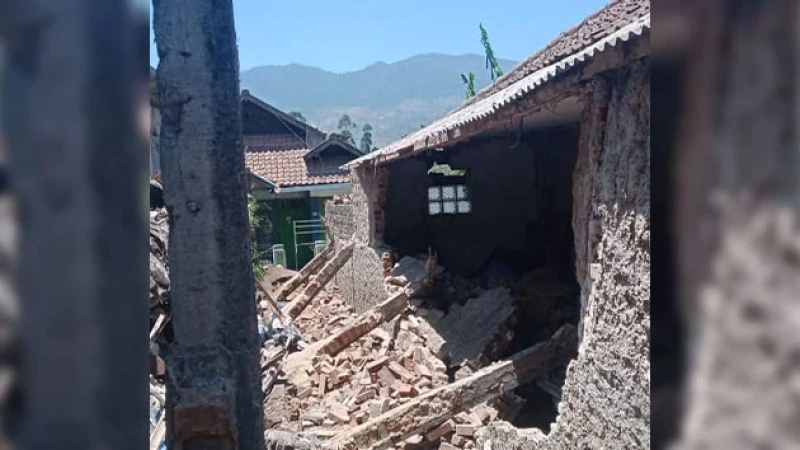 Bangunan Rusak hingga Sejumlah Santri Pesantren Nurul Huda Alislami Alami Luka Dampak Gempa Bumi Magnitudo 5.0