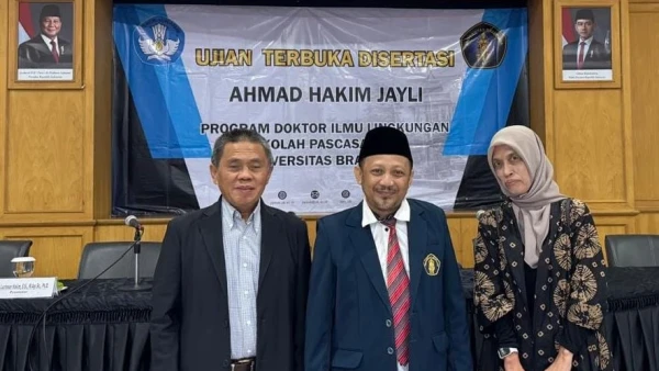 Riset Green Halal Tourism Bawa Wakil Ketua PWNU Jatim Raih Doktor Ilmu Lingkungan