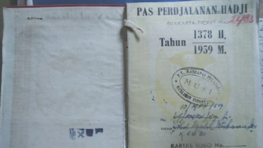 Menilik Paspor Perjalanan Haji di Tahun 1959
