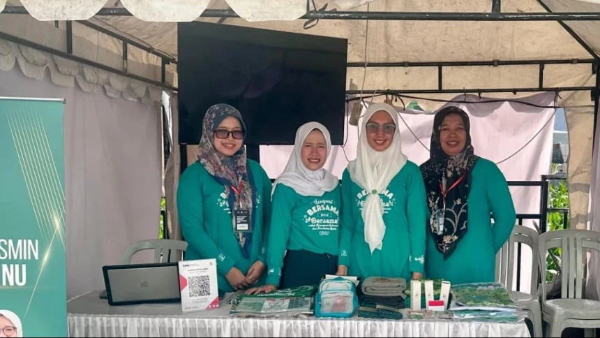 Semarakkan Muktamar NU di Tambakberas, Koperasi Yasmin Bawa Produk hingga Atribut Fatayat