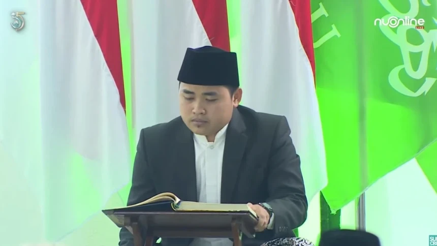 Dzaniyal M Chubaibillah, Pelantun Ayat Suci pada Pembukaan Muktamar Ke-35 NU