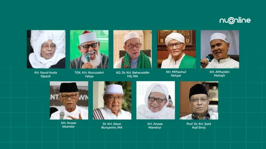 Tabulasi Rampung, Inilah 9 Kiai Sepuh Anggota AHWA Muktamar Ke-35 NU