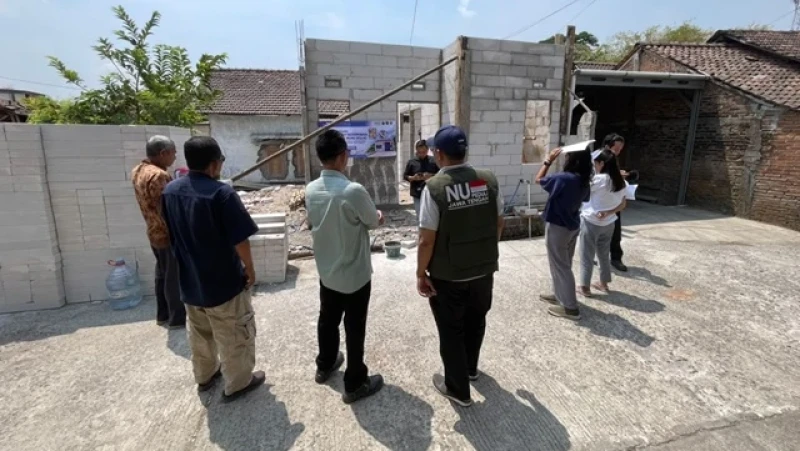LAZISNU Jateng Targetkan Bangun 15 Rumah Layak Huni di Kudus Selesai Desember 2026
