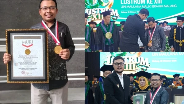 Pemuda NU Asal Lumajang Raih Rekor MURI lewat Karya Buku Tertebal di Indonesia