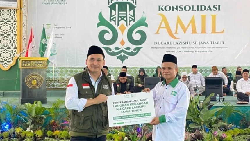 NU Care-LAZISNU Jatim Raih Predikat WTP atas Audit Keuangan 2025