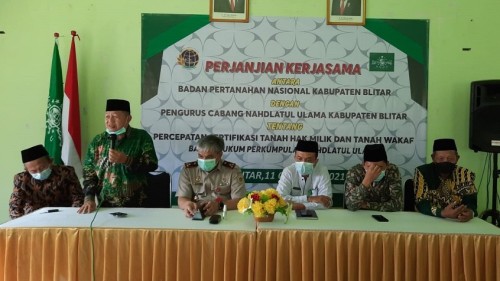 PCNU-BPN Kabupaten Blitar Percepat Sertifikasi Wakaf