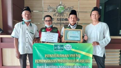 Jelang Konfercab, NU Sidoarjo Gelar Penggalangan Donasi Masjid KH Hasyim Asy’ari