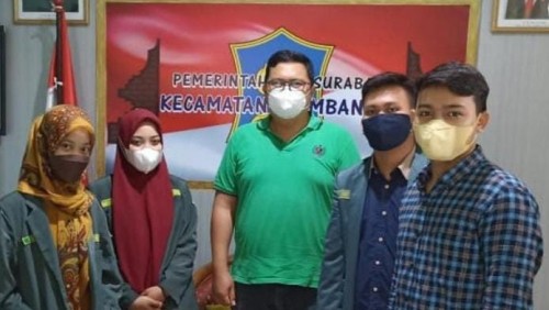 Pelajar NU di Surabaya Bahas Potensi Remaja Saat Audiensi dengan Camat