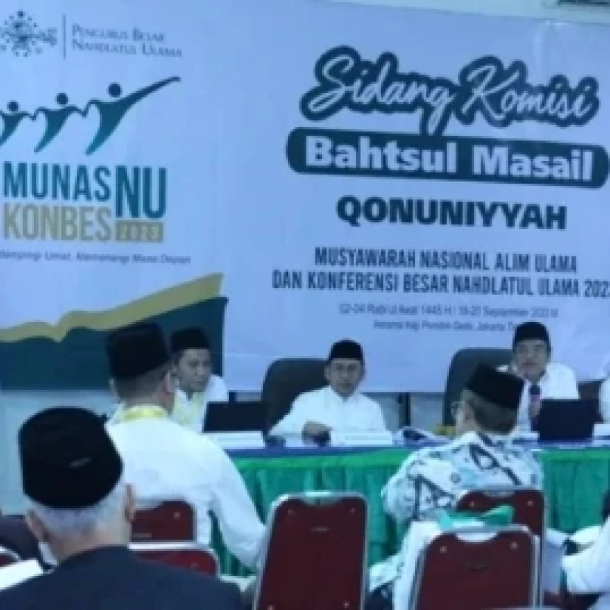 Komisi Qanuniyah Munas NU 2025 Bahas Pengampunan Koruptor dan Peredaran Minuman Beralkohol