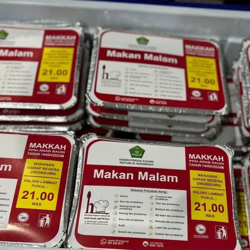Jamaah Haji Indonesia Diimbau Perhatikan Waktu Makan dan Masa Kedaluwarsa Makanan