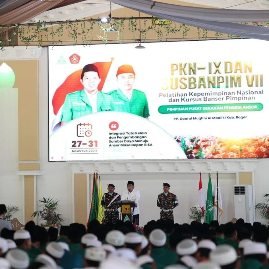 Pidato Lengkap Gus Yahya tentang Khidmah Kader Ansor-Banser pada PKN IX dan Susbanpim VII